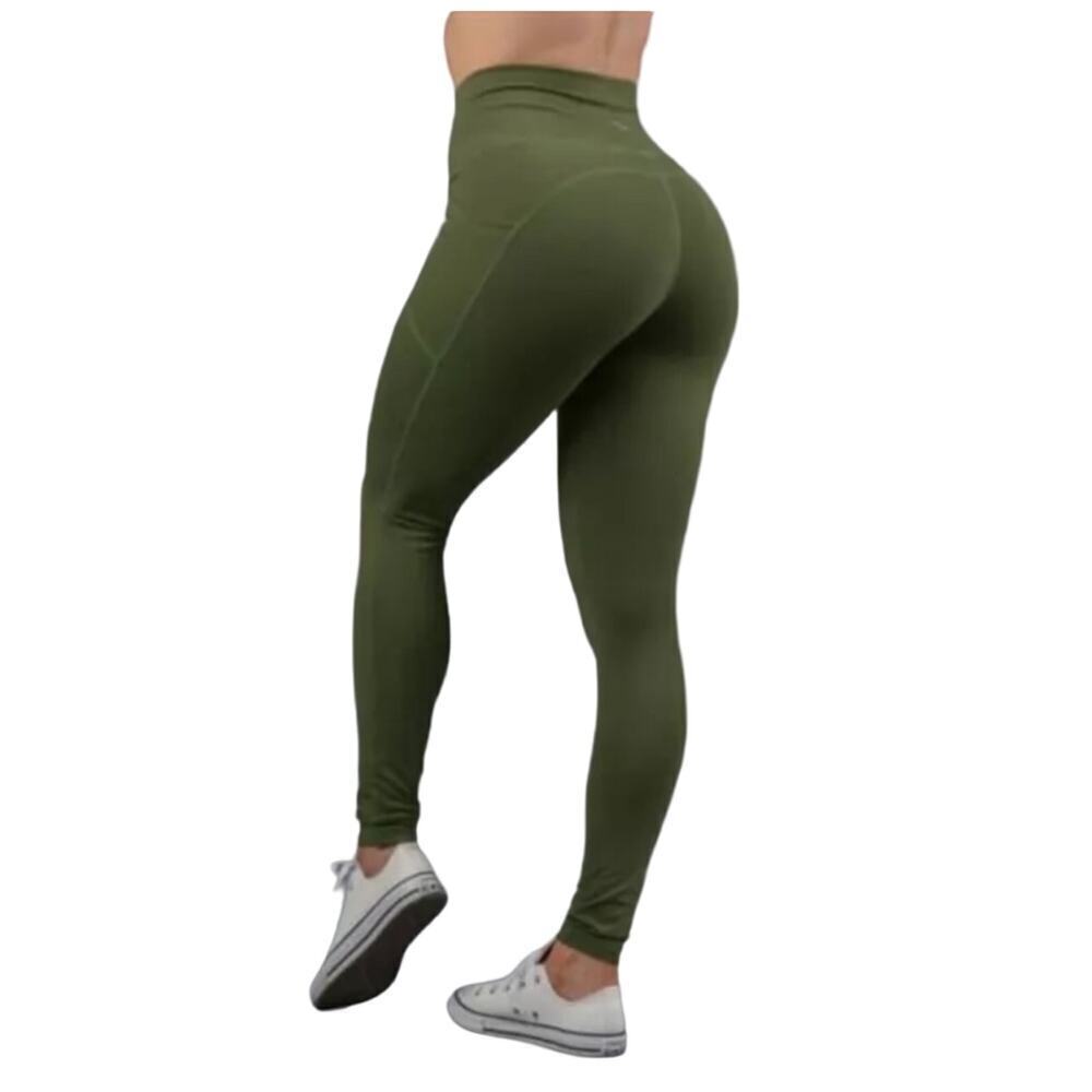 BuffBunny Luna Pocket Leggings in Avo Green Size Small
